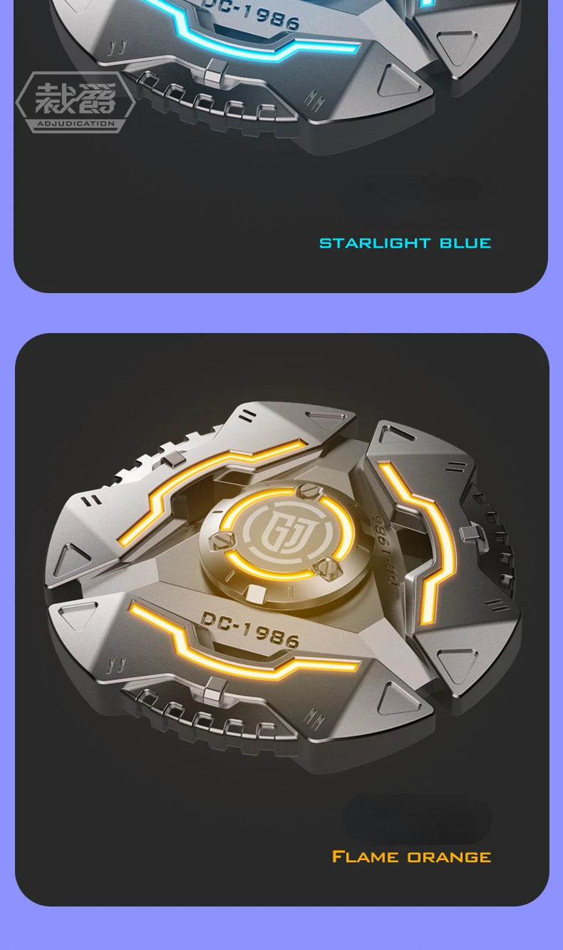 Fidget Spinner Metal Alloy Luminous Fingertip Gyro Anti anxiety EDC Spinning Top Tip Relieve Stress Relief Toys for Adults Kids